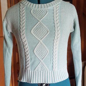 Light Teal Blue Mossimo Cotton Sweater XS/TP